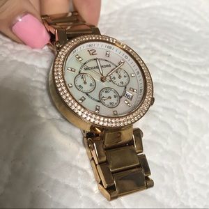 Michael Kors Rose Gold Watch (Women’s)